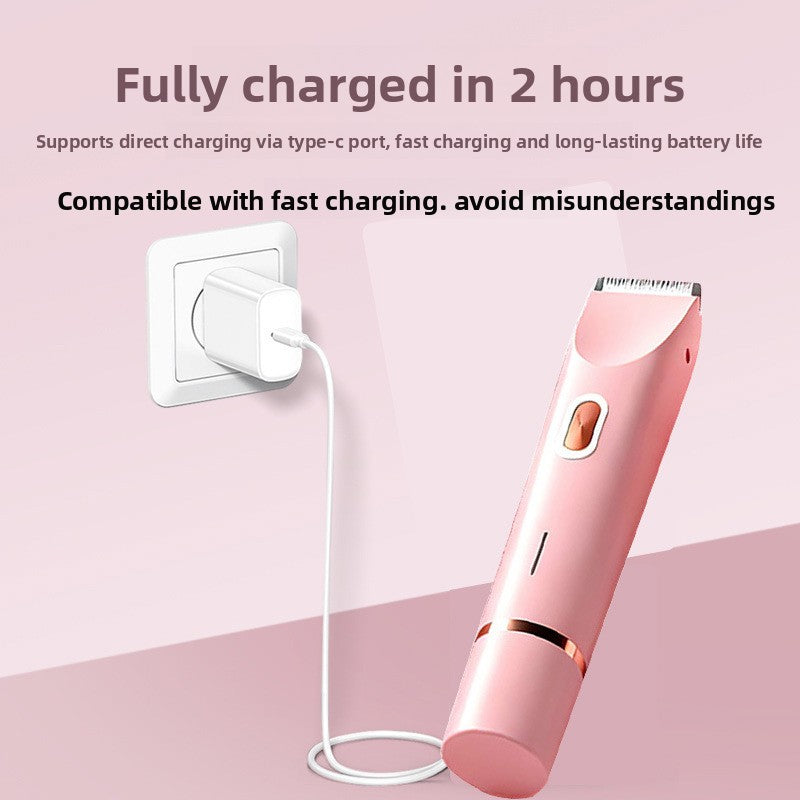 Dual Head USB Rechargeable Electric Hair Trimmer